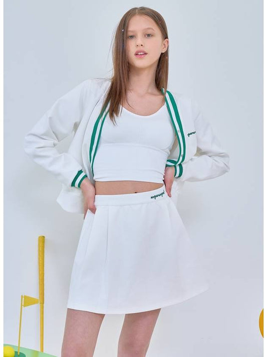 SO PAR SO GOOD CARDIGAN SKIRT SET-UPWhite - PLAYBOO - BALAAN 1