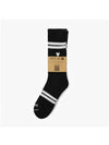 USC011 AW0015 001 De Coeur Heart Logo Striped Socks - AMI - BALAAN 3