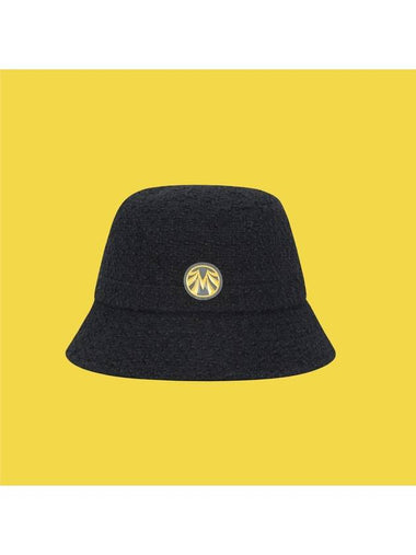 Bucket Hat Gold Label Jenny Black Tweed Bucket Hat EC00763 - MAHES - BALAAN 1