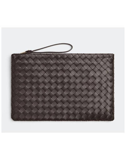 Intrecciato Large Clutch Bag Potion - BOTTEGA VENETA - BALAAN 2