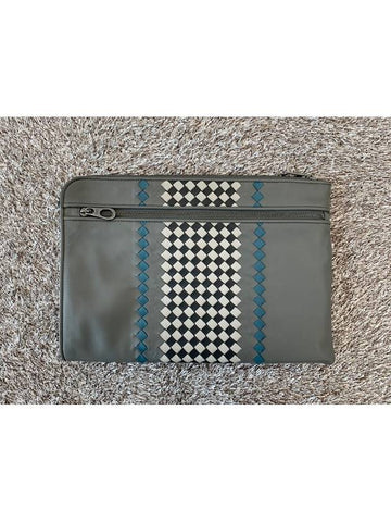 Intrecciato zipped clutch - BOTTEGA VENETA - BALAAN 1