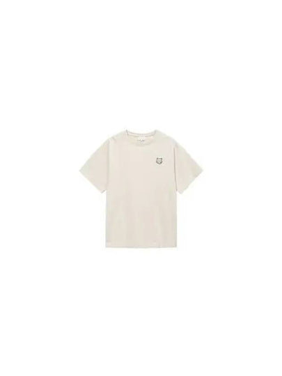 Bold Fox Head Patch Oversized Short Sleeve T-Shirt Beige - MAISON KITSUNE - BALAAN 2