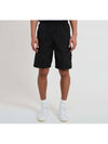 Men's Wappen Patch Nylon Shorts Black - STONE ISLAND - BALAAN 2