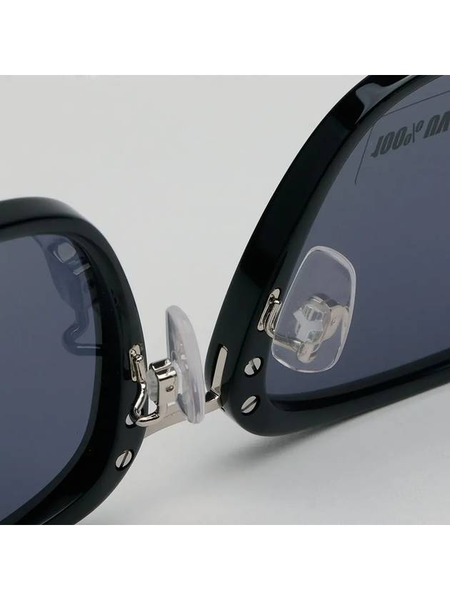 Sunglasses BY0089D 01A Horn Rim Asian Fit Black - BALLY - BALAAN 6