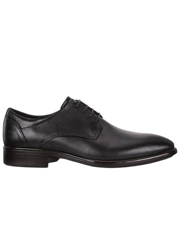 City Tray Leather Derby Black - ECCO - BALAAN 1