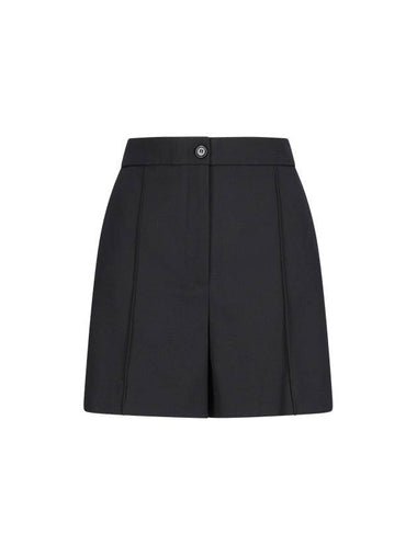 TAILORED WOOL TWILL SHORTS WITH PLEAT - PINKO - BALAAN 1