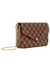 Felicie Pochette Damier Shoulder Bag Brown - LOUIS VUITTON - BALAAN 3