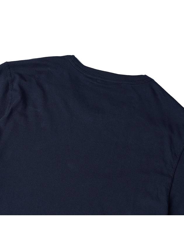 Logo Print Cotton Short Sleeve T-shirt Navy - BARBOUR - BALAAN 7