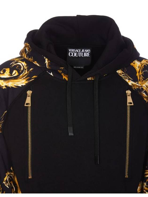 Hooded Sweatshirt 77GAI308 FS161 G89 Free BLACK GOLD - VERSACE - BALAAN 4