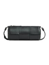 Intrecciato Small Cannette Cross Bag Black - BOTTEGA VENETA - BALAAN 2