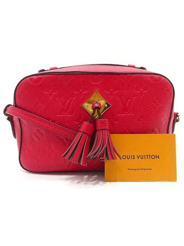 M44606 Scarlet Embossed Monogram Empreinte Saintonge Tassel Cross Bag - LOUIS VUITTON - BALAAN 1