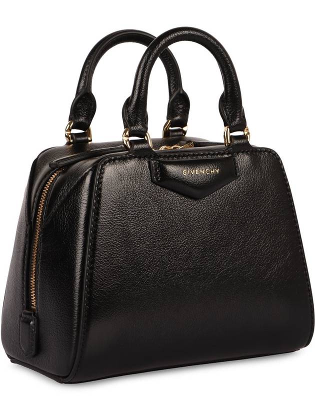 Antigona Cube Leather Tote Bag Black - GIVENCHY - BALAAN 4