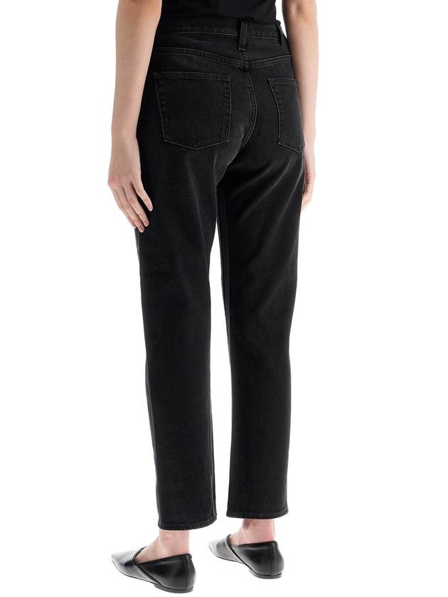 Women's Twisted Seam Jeans Black - TOTEME - BALAAN 4