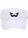 Golf Wear Simple Golf Sun Cap WB21SUMC04WH White - WHITEBALL - BALAAN 4