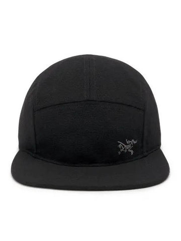 ARCTERYX Wool Calidium 5 Panel Cap BLACK AEOFUX7194 - ARC'TERYX - BALAAN 1