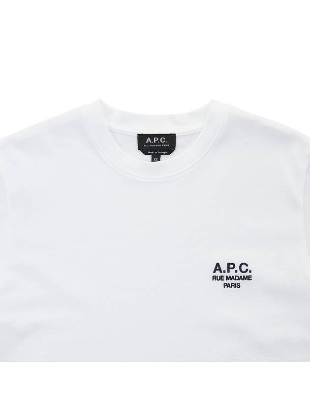 Raymond Short Sleeve T-shirt White - A.P.C. - BALAAN 4