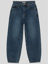 Barrel Fit Denim Straight Pants Mid Blue - LESEIZIEME - BALAAN 6