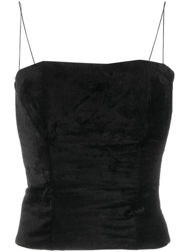 Forte_Forte Cotton Viscose Velvet Bustier Top Clothing - FORTE FORTE - BALAAN 1