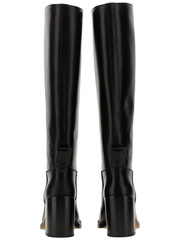 Cavallo Cavallo leather long boots black - BOTTEGA VENETA - BALAAN 4