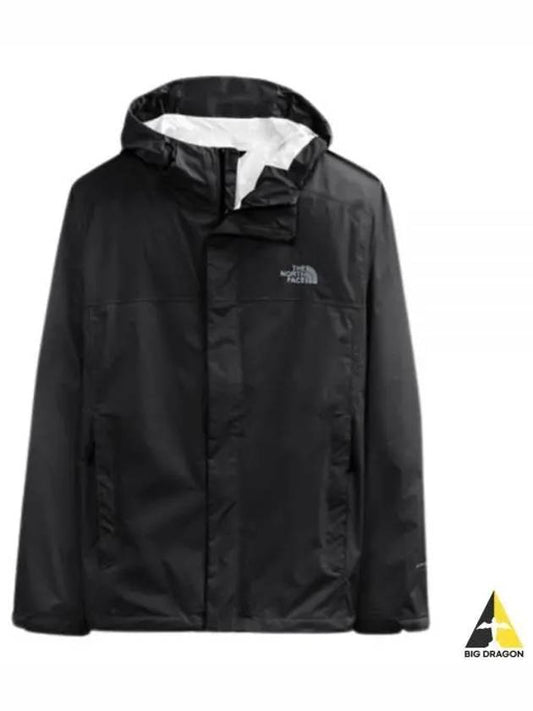 Men's Venture 2 Jacket TNF Black TNF Black Mid Gray NF0A2VD3CX6 - THE NORTH FACE - BALAAN 1