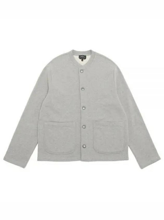 Men's Stevie Cardigan Grey - A.P.C. - BALAAN 2