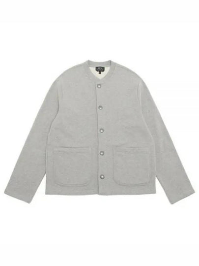 Men's Stevie Cardigan Grey - A.P.C. - BALAAN 2