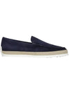 Men's Suede Slip-On Loafers Navy - TOD'S - BALAAN 2