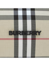 Sonny Embossed Logo Check Belt Bag Beige - BURBERRY - BALAAN 7