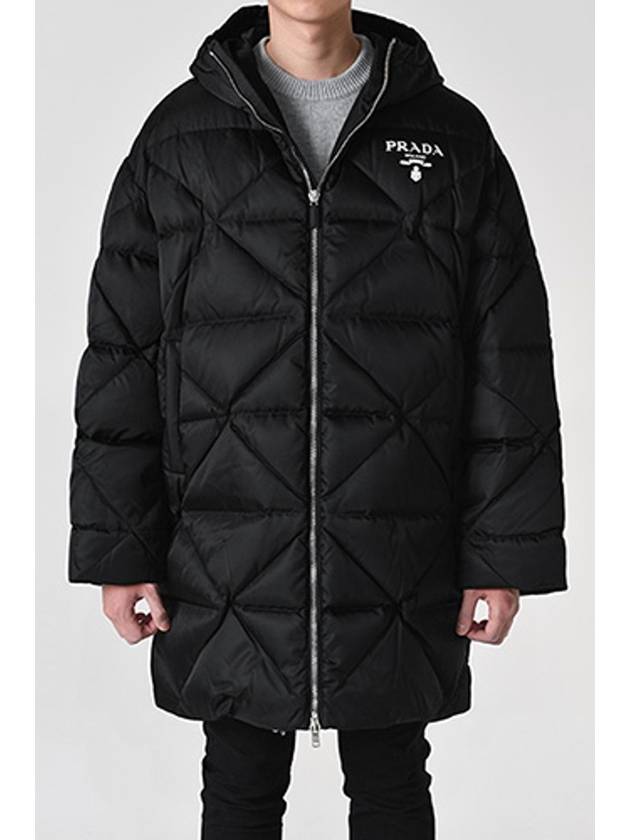 SGC042 Re nylon quilted padding jacket black 1WQ8 F0002 - PRADA - BALAAN 2