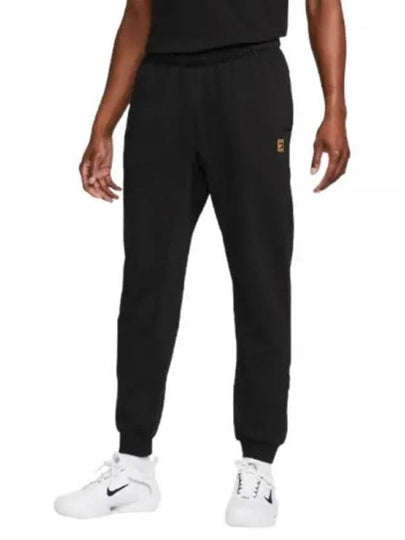 Court Heritage French Terry Tennis Pants Track Pants Black - NIKE - BALAAN 2