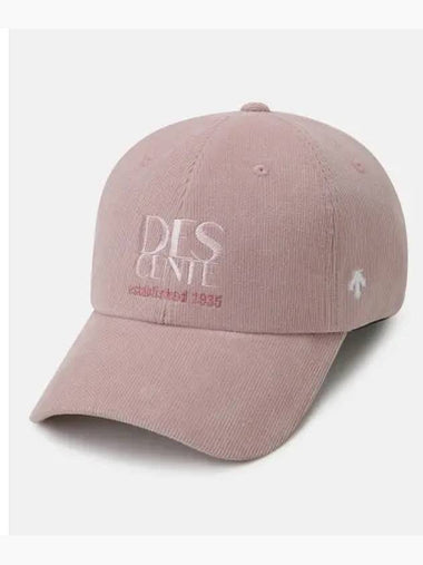 Sports basic corduroy ball cap pink SP323UCP73 - DESCENTE - BALAAN 1