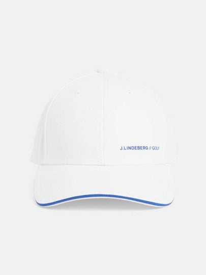 Sunny Logo Print Polyester Twill Ball Cap White - J.LINDEBERG - BALAAN 2