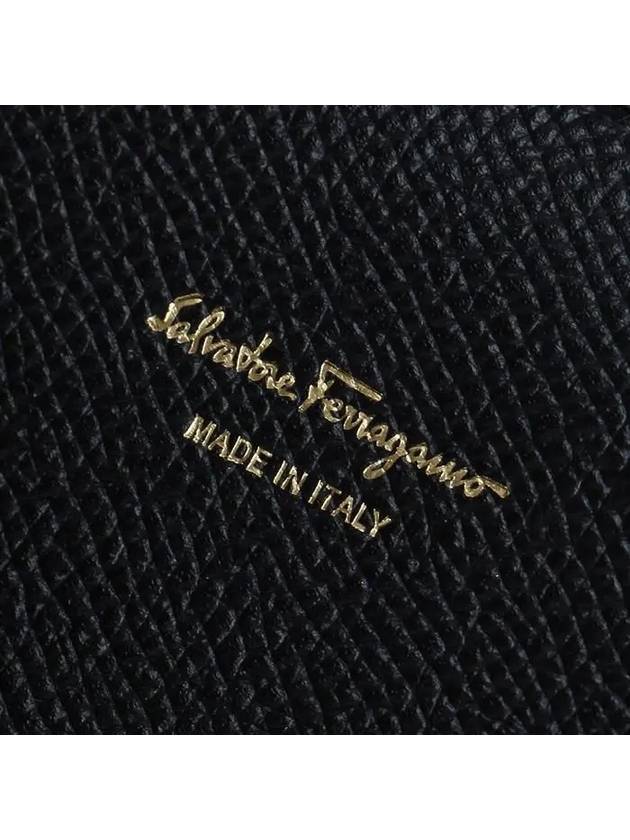 Gancini Continental Wallet Black - SALVATORE FERRAGAMO - BALAAN 9