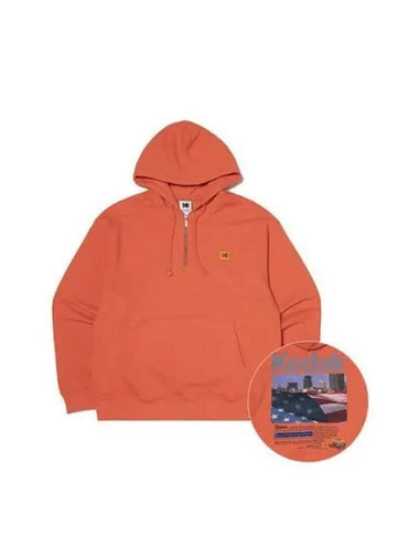 KODAK Apparel Kodachrome film graphic half zip up hood ORANGE - KODO - BALAAN 1