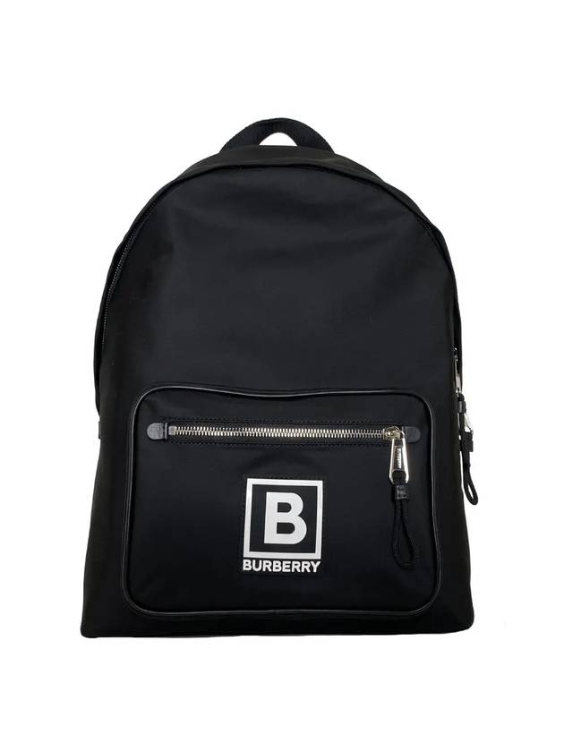 Abbeydale B Logo Nylon Backpack Black - BURBERRY - BALAAN 1