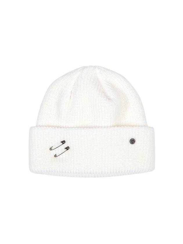 BBD Signature Custom Short Beanie White - BLACKBLOND - BALAAN 2