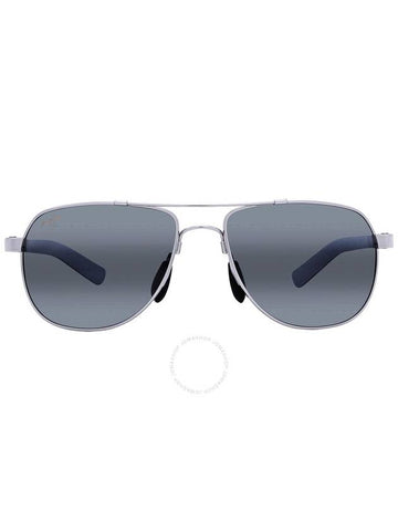 Maui Jim Guardrails Neutral Grey Pilot Unisex Sunglasses 327-17 58 - MAUI JIM - BALAAN 1