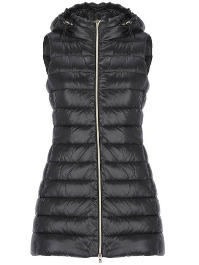 Serena Hooded Down Vest Black - HERNO - BALAAN 2