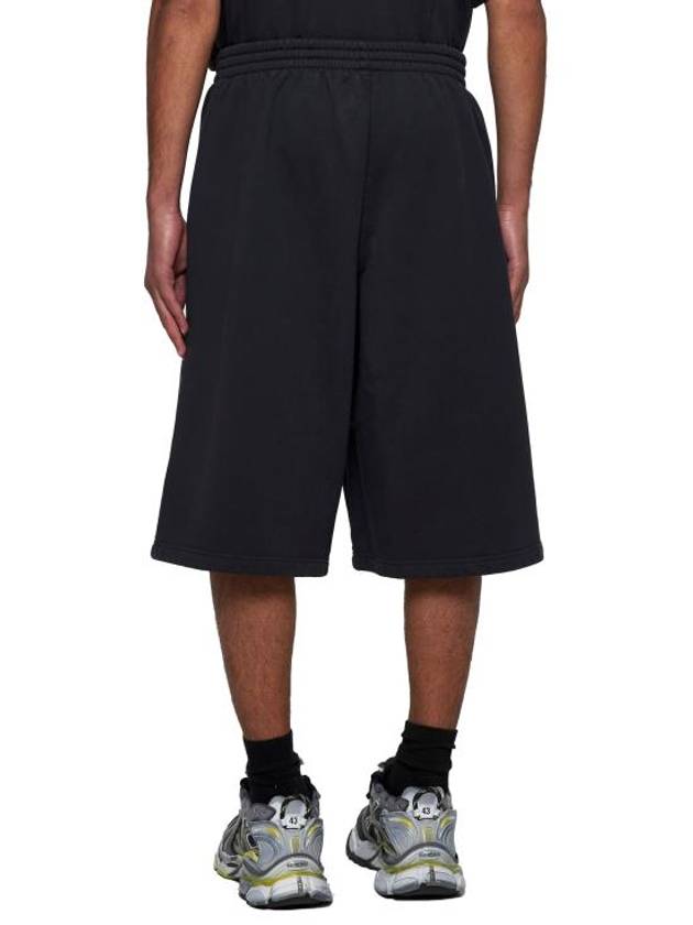 Logo Large Shorts Black - BALENCIAGA - BALAAN 5