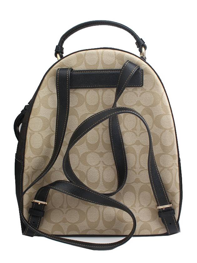 Laurel logo pattern backpack - COACH - BALAAN 3