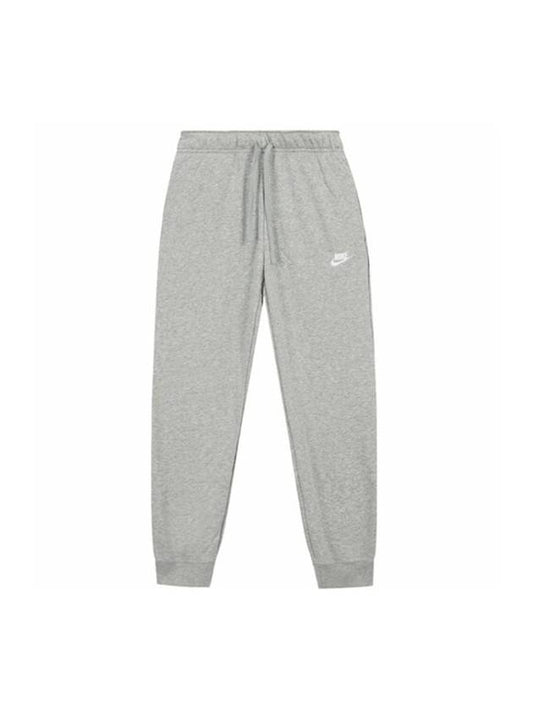Sportswear Club Fleece Mid-Rise Track Pants Gray - NIKE - BALAAN.