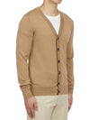 Samuel V-Neck Wool Cardigan Beige - A.P.C. - BALAAN 4