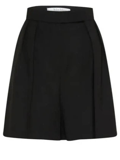 Jessica Virgin Wool Shorts Black - MAX MARA - BALAAN 2