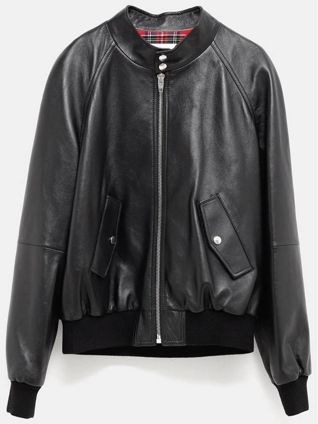 Zipped Soft Lambskin Blouson Jacket Black - CELINE - BALAAN 2