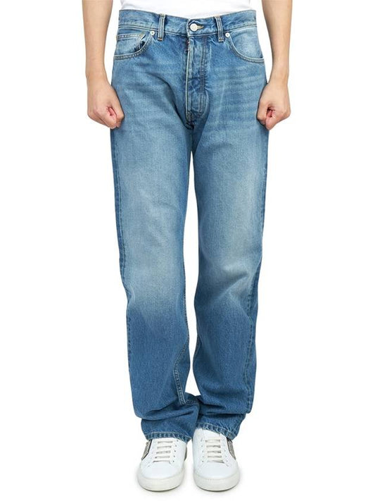 Back Stitch 5 Pocket Straight Jeans Medium Wash - MAISON MARGIELA - BALAAN 2