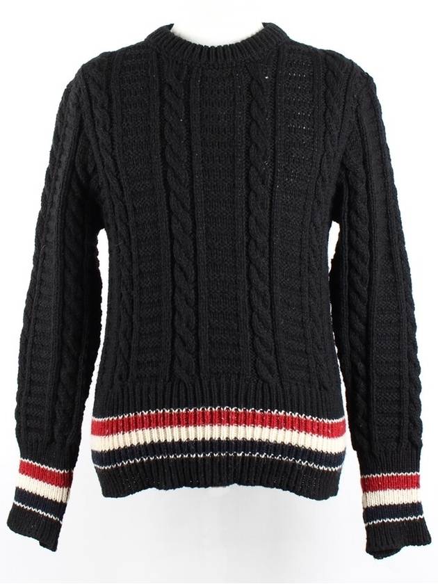 Donegal stitch knit 1 95 - THOM BROWNE - BALAAN 1