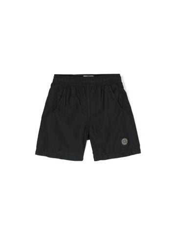 Kids Stone Island Swim Pants 8016B0346 V0029 BLACK - STONE ISLAND - BALAAN 1