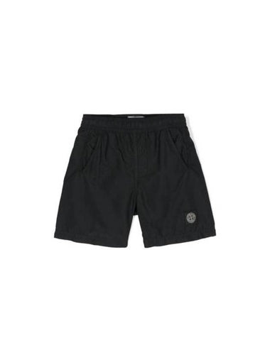 Kids Stone Island Swim Pants 8016B0346 V0029 BLACK - STONE ISLAND - BALAAN 1