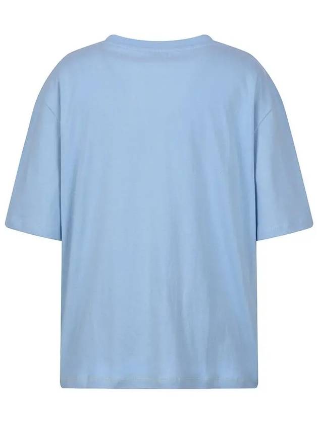 Flee loose fit round neck short sleeve T-shirt MW3SE060BLU - P_LABEL - BALAAN 3