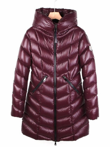 Women's MARUS glossy long padding burgundy 1C00077 - MONCLER - BALAAN 1